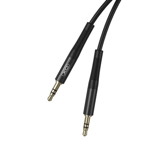 XO NB-R175A 3.5 mm–3.5 mm audio Kabel (Schwarz) – 1 m