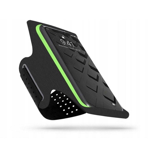 TECH PROTECT G10 armband Hülle karra befestigbar Handyhülle zum Sport (fekete-lime)