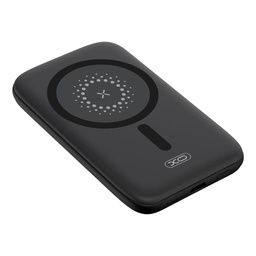 XO PR153 power bank 5000 mAh (Schwarz) – magnetisch, kabellos Schnellladen 15W, PD 20W
