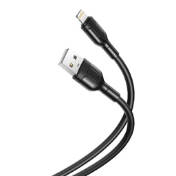 XO NB212 Lightning Datenkabel (Schwarz) – 2.1A