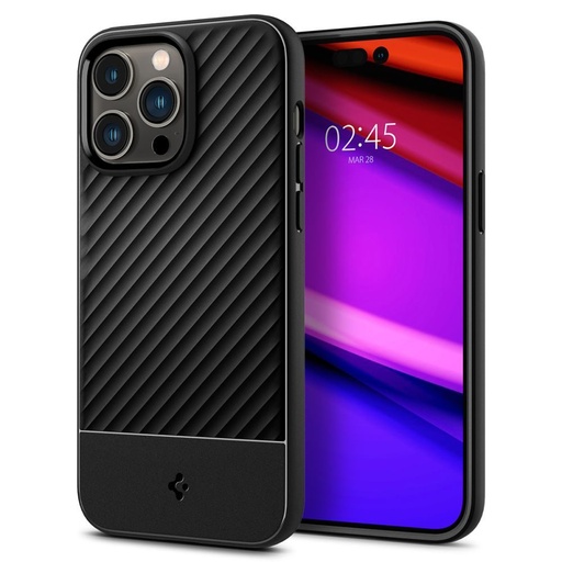 Apple iPhone 14 Pro Spigen core armor Premium Backcover (Schwarz)