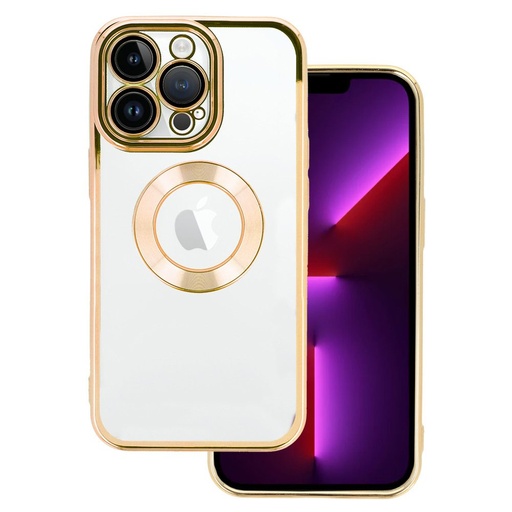 Apple iPhone 13 Pro Beauty transparent Backcover (Gold)
