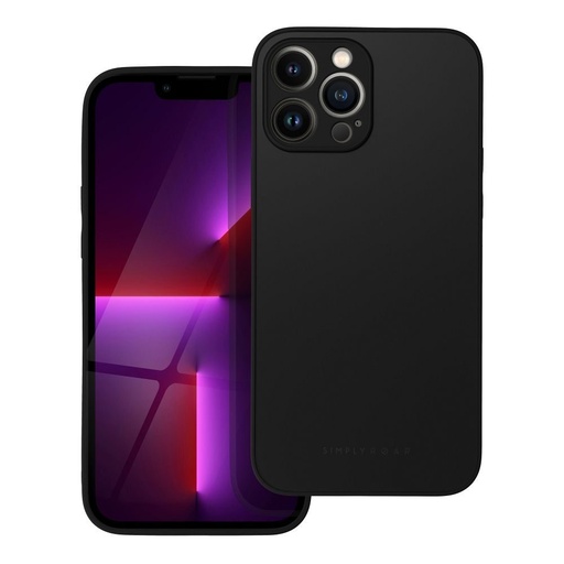 Apple iPhone 13 Pro Max Roar matt Glas Backcover (Schwarz)