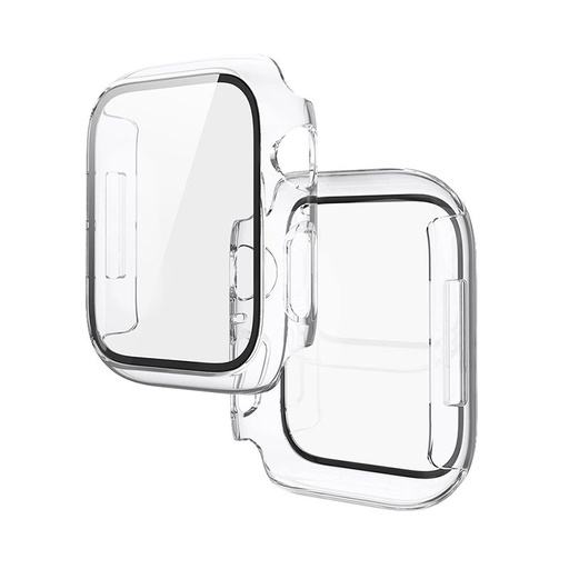 Apple Watch 7/Watch 8 41mm Hoco WS3 Shadow Hülle integriert mit Panzerglas (Transparent)