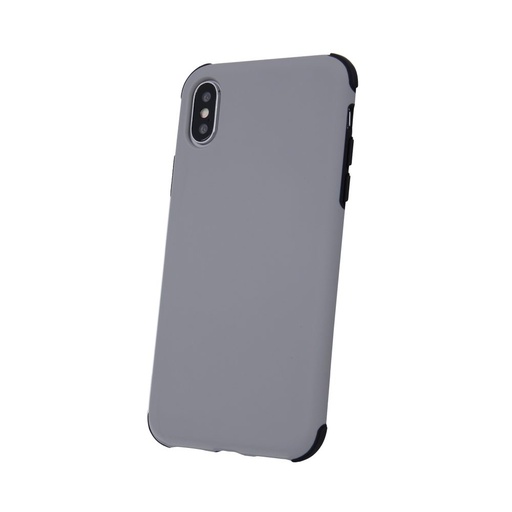 Apple iPhone XR defender rubber stoßfest Backcover (Grau)