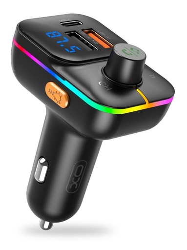 XO BCC09 FM transmitter (TF card slot +PD 25W Schnellladen) schwarz