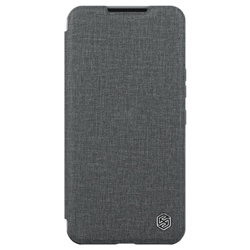 Samsung Galaxy S23 Plus Nillkin Qin cloth pro mit Kameraschutz Stoff Klapphülle (Grau)
