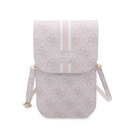 Guess 4G Printed Stripe Phone Bag (Rosa) - GUWBP4RPSP