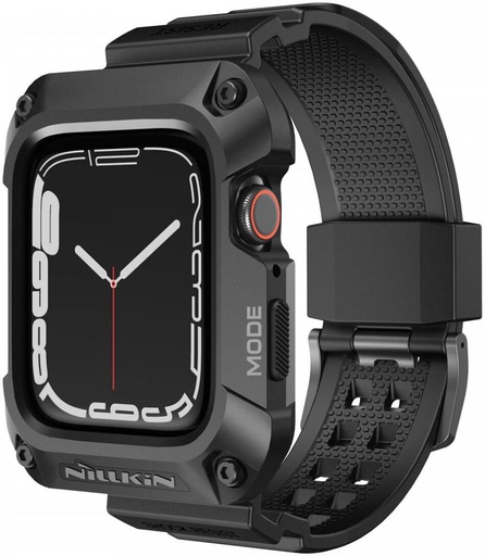 Apple Watch 7 45mm / Watch 8 45mm Hoco WS6 Shadow series Hülle (Schwarz)