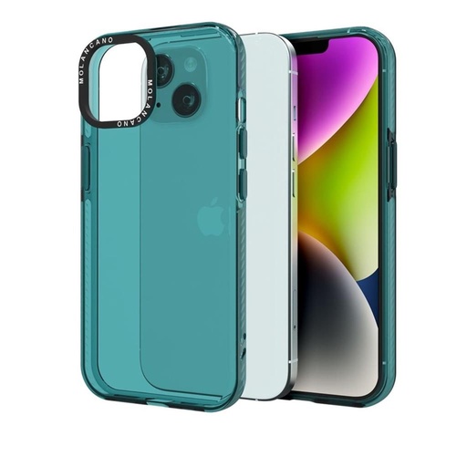 Apple iPhone 14 Pro Max MOLAN CANO rainbow TPU MAGSAFE Backcover (Grün)