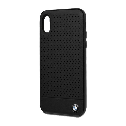 Apple iPhone X / XS BMW Signature Perforiert Hülle (Schwarz) - BMHCPXPEBOBK
