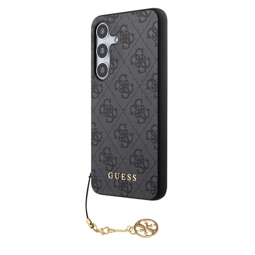 Samsung Galaxy S24 Guess 4G Charms Hülle (Grau) - GUHCS24SGF4GGR
