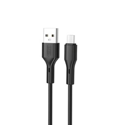 XO NB230 USB-C Datenkabel (Schwarz) – Rock Series, 2.4A